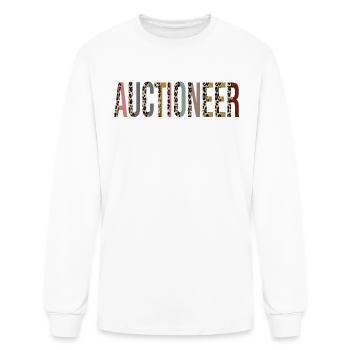 Auctioneer - Men's Long Sleeve T-Shirt - white - Front