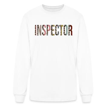 Inspector - Men's Long Sleeve T-Shirt - white - Front
