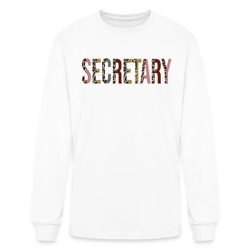 Secretary - Men's Long Sleeve T-Shirt - white - Front
