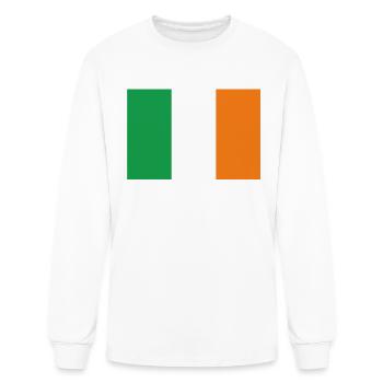 Official Ireland Flag Irish Country Pride - Men's Long Sleeve T-Shirt - white - Front