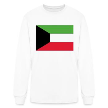 Official Kuwait Flag Kuwaiti Country Pride - Men's Long Sleeve T-Shirt - white - Front