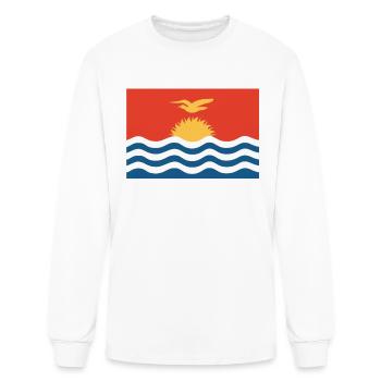 Official Kiribati Flag Gilbert Gilbertes Country - Men's Long Sleeve T-Shirt - white - Front