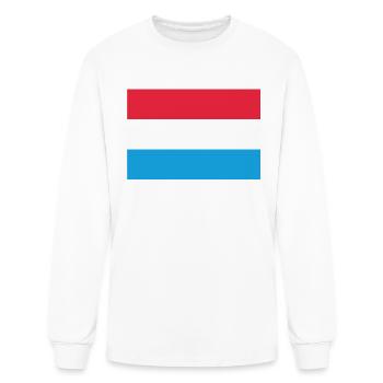Official Luxembourg Flag Luxembourger - Men's Long Sleeve T-Shirt - white - Front