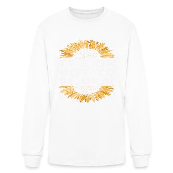 Take Care Of Yourself Self Care Quotes - Men's Long Sleeve T-Shirt - white - Front
