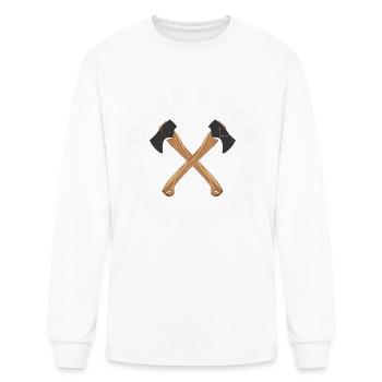 Chop Wood Carry Water - Men's Long Sleeve T-Shirt - white - Front