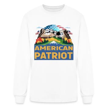 American Patriot - Men's Long Sleeve T-Shirt - white - Front