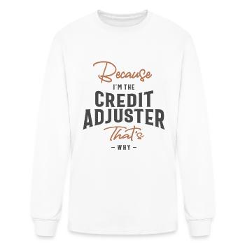 Credit Adjuster Job Occupation - Men's Long Sleeve T-Shirt - white - Front