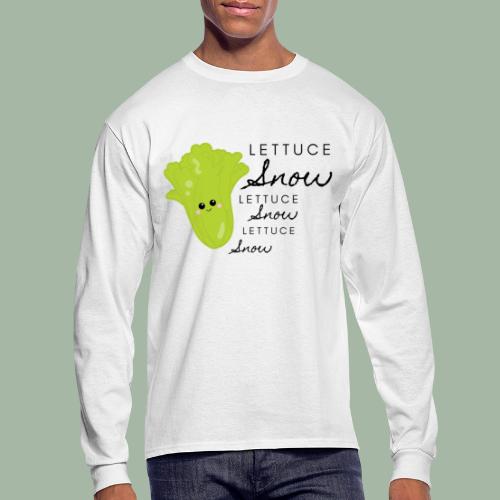 Lettuce Snow - Men's Long Sleeve T-Shirt