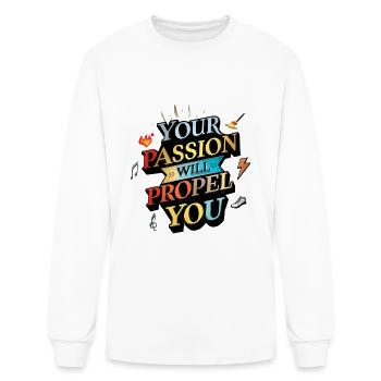 Your Passion Will Propel You - Men's Long Sleeve T-Shirt - white - Front