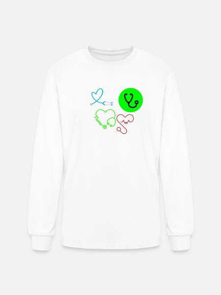 Stethoscope - Men's Long Sleeve T-Shirt -
