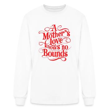 a mother's love knows no bounds - Men's Long Sleeve T-Shirt - white - Front