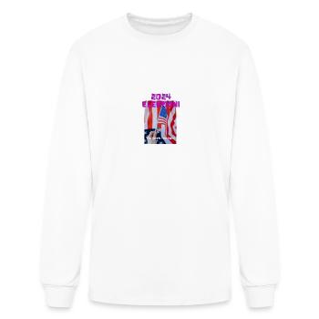 2024 US Election Customize Items - Men's Long Sleeve T-Shirt - white - Front