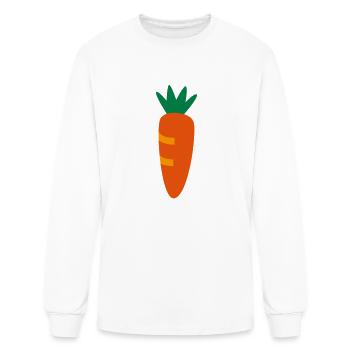 Carrot - Men's Long Sleeve T-Shirt - white - Front