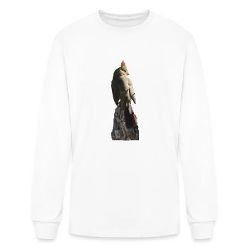 Female Cardinal - Men's Long Sleeve T-Shirt - white - Front