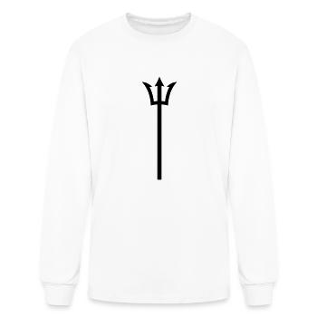 Trident - Men's Long Sleeve T-Shirt - white - Front