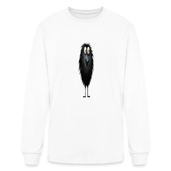 Monster Character - Men's Long Sleeve T-Shirt - white - Front