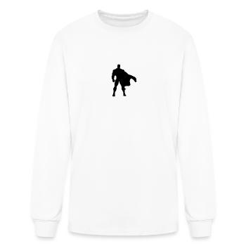 super hero - Men's Long Sleeve T-Shirt - white - Front