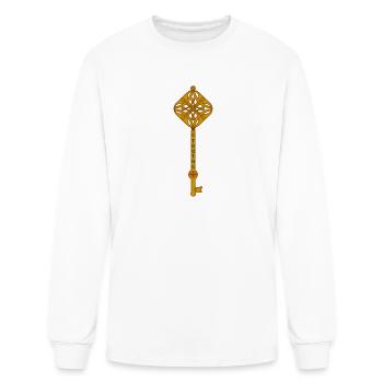 truth key - Men's Long Sleeve T-Shirt - white - Front