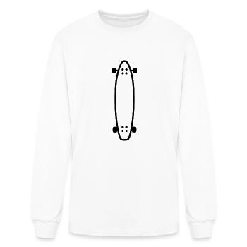 Longboard - Men's Long Sleeve T-Shirt - white - Front