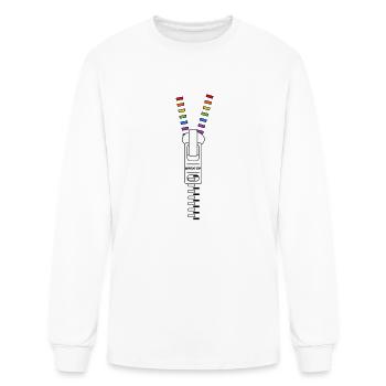 Open Up - Men's Long Sleeve T-Shirt - white - Front
