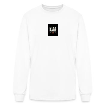 Unique & Comfy Tee - Men's Long Sleeve T-Shirt - white - Front