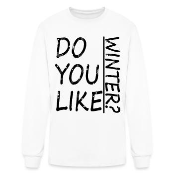 Do you like winter - Men's Long Sleeve T-Shirt - white - Front