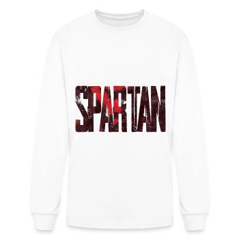 SPARTAN - Men's Long Sleeve T-Shirt - white - Front