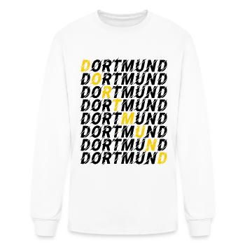 Dortmund Dortmunder Nordrhein-Westfalen Ville natale - T-shirt à manches longues Homme - blanc - Devant
