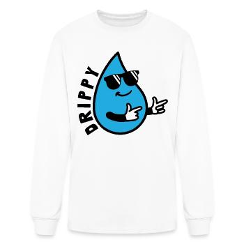 Drippy - Men's Long Sleeve T-Shirt - white - Front