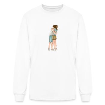 Hug me - Men's Long Sleeve T-Shirt - white - Front
