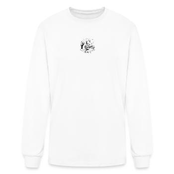 Caterpillar and Alice - Men's Long Sleeve T-Shirt - white - Front