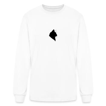 cat - Men's Long Sleeve T-Shirt - white - Front