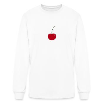 cherry - Men's Long Sleeve T-Shirt - white - Front