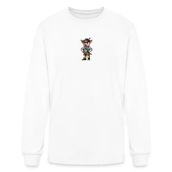 Bavarian Pig - Men's Long Sleeve T-Shirt - white - Front