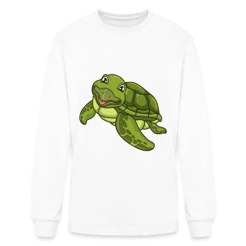 Turtle - Men's Long Sleeve T-Shirt - white - Front