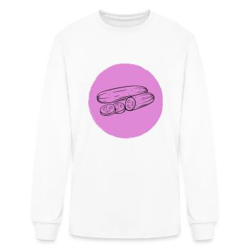 cucumber - Men's Long Sleeve T-Shirt - white - Front