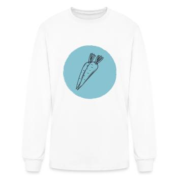 carrot - Men's Long Sleeve T-Shirt - white - Front