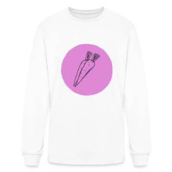 carrot - Men's Long Sleeve T-Shirt - white - Front