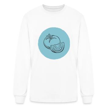 tomato - Men's Long Sleeve T-Shirt - white - Front