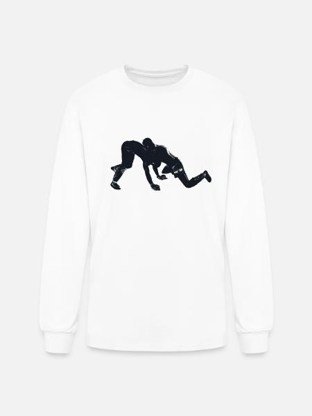 wrestling - Men's Long Sleeve T-Shirt - white