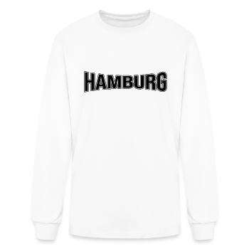 Hamburg - Men's Long Sleeve T-Shirt - white - Front