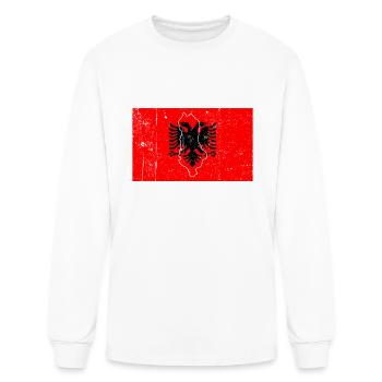 albania - Men's Long Sleeve T-Shirt - white - Front