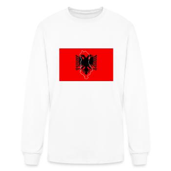 albania - Men's Long Sleeve T-Shirt - white - Front