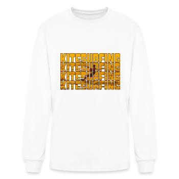 kitesurfing - Men's Long Sleeve T-Shirt - white - Front