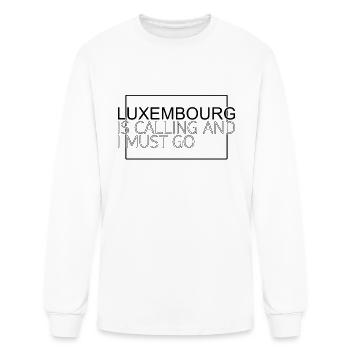 Luxembourg saying - Men's Long Sleeve T-Shirt - white - Front