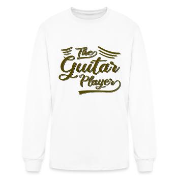 the guitar player - Men's Long Sleeve T-Shirt - white - Front