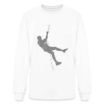 climbing - Men's Long Sleeve T-Shirt - white - Front