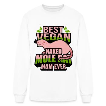 Naked Mole - Men's Long Sleeve T-Shirt - white - Front