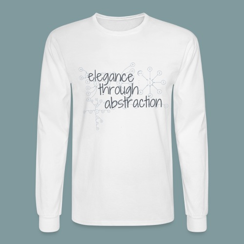 Elegance through Abstraction - Men's Long Sleeve T-Shirt