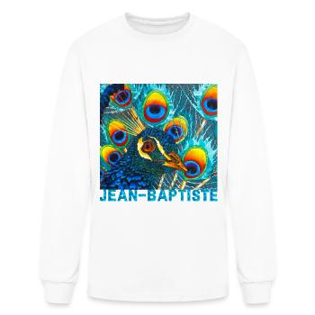 Insane Peacock - Men's Long Sleeve T-Shirt - white - Front